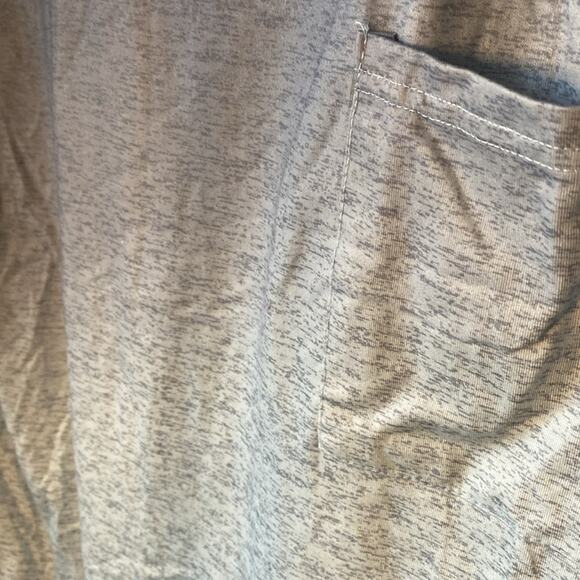 Ombré grey speckled l/s pocket tee - Picture 3 of 6